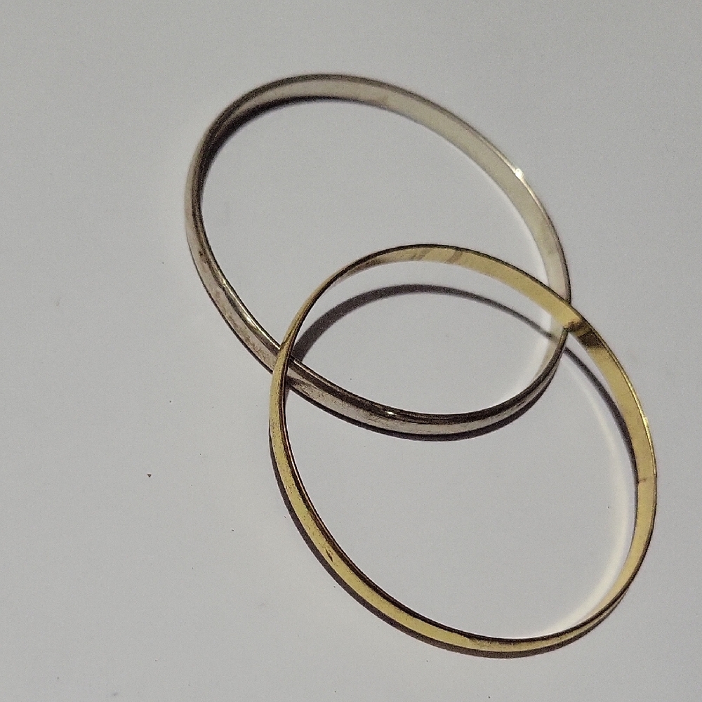Elegant Gold and Silver Women's Bangles